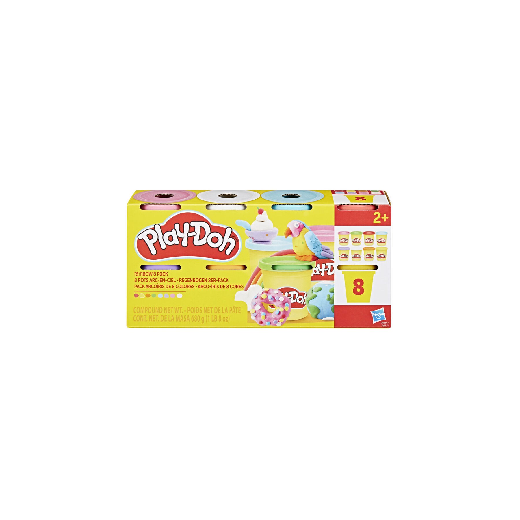 Set 8 Botes Plastilina Play-Doh