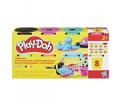 Set 8 Botes Plastilina Play-Doh