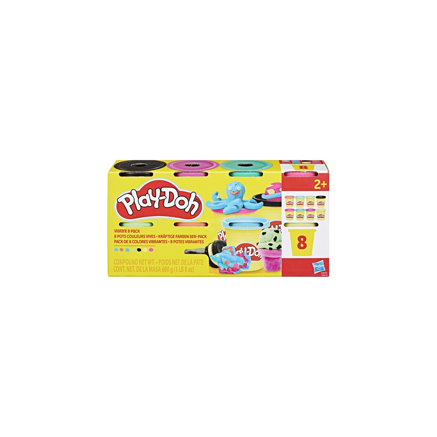 Set 8 Botes Plastilina Play-Doh