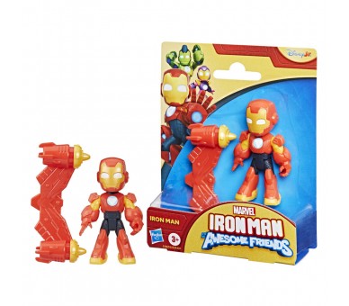 Figura Iron Man - Iron Man y Su Superequipo Marvel 7cm