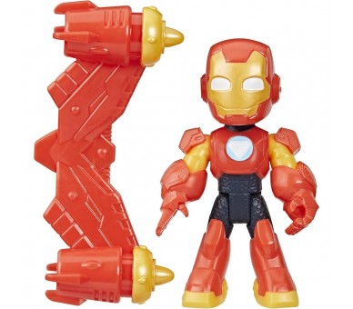 Figura Iron Man - Iron Man y Su Superequipo Marvel 7cm