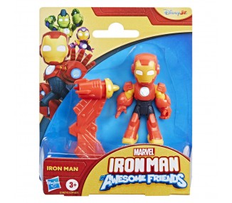 Figura Iron Man - Iron Man y Su Superequipo Marvel 7cm