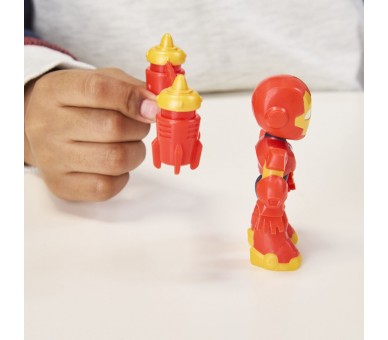 Figura Iron Man - Iron Man y Su Superequipo Marvel 7cm