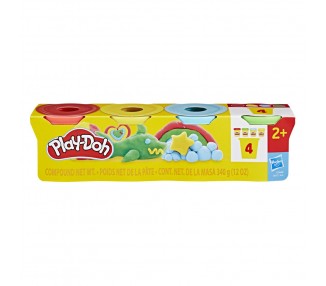 Set 4 Botes Plastilina Classic Play-Doh surtido