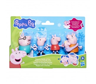 Blister 5 figuras Peppa Pig