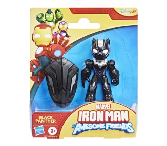 Figura Black Panther Iron Man y Su Superequipo Marvel 7cm