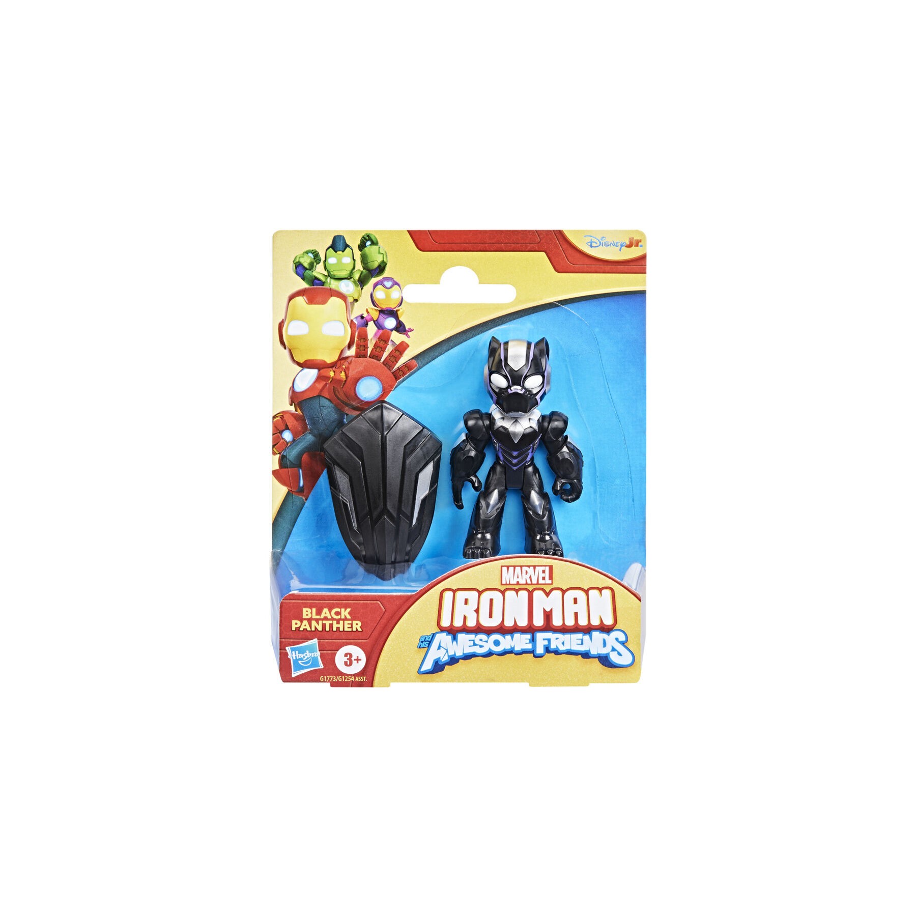 Figura Black Panther Iron Man y Su Superequipo Marvel 7cm