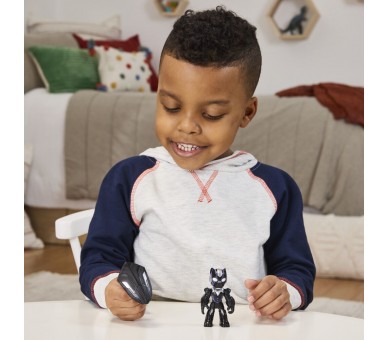 Figura Black Panther Iron Man y Su Superequipo Marvel 7cm