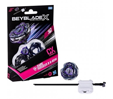 Juego Kit Inicial Dark Perseus B 6-80W Beyblade X