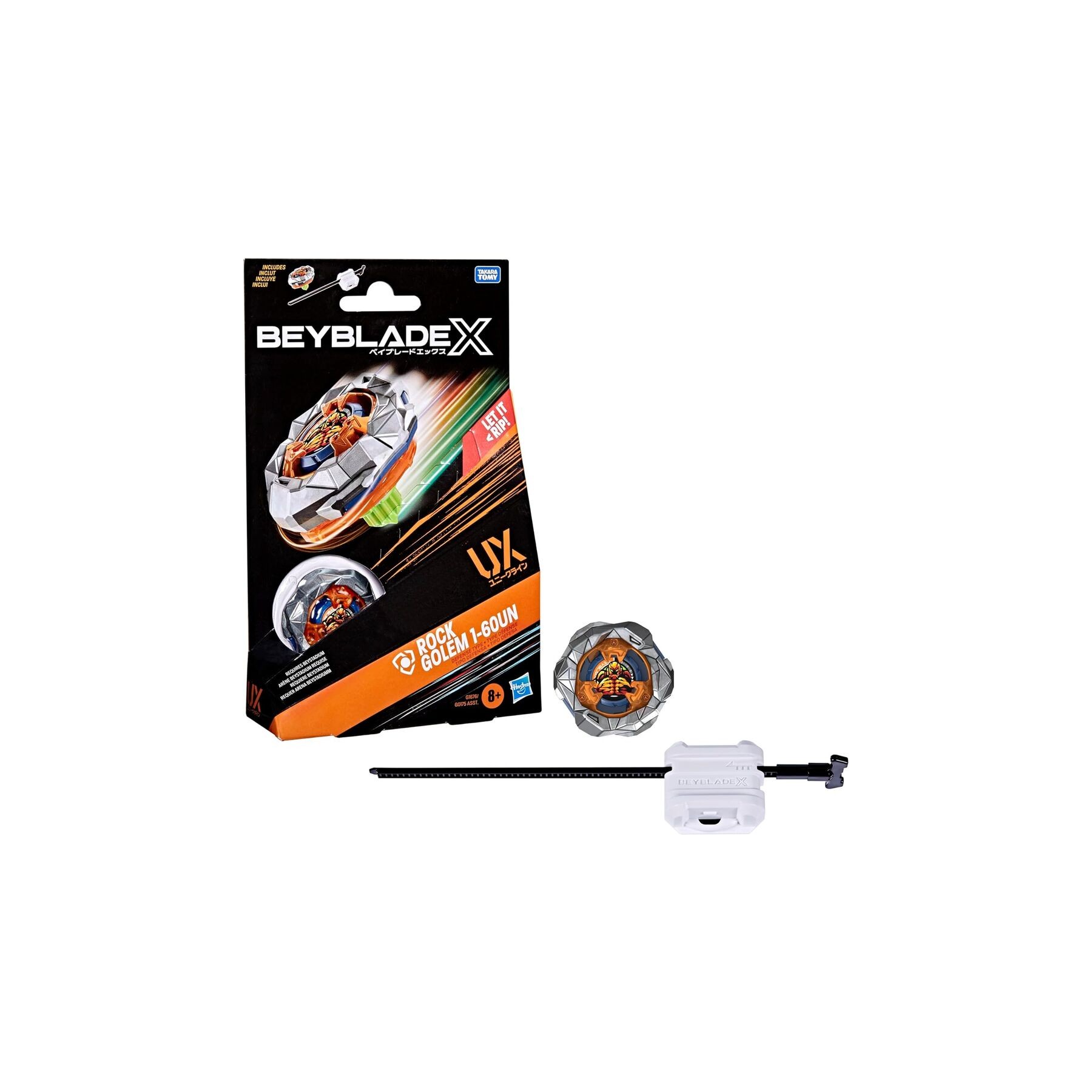 Juego Kit Inicial Rock Golem 1-60UN Beyblade X