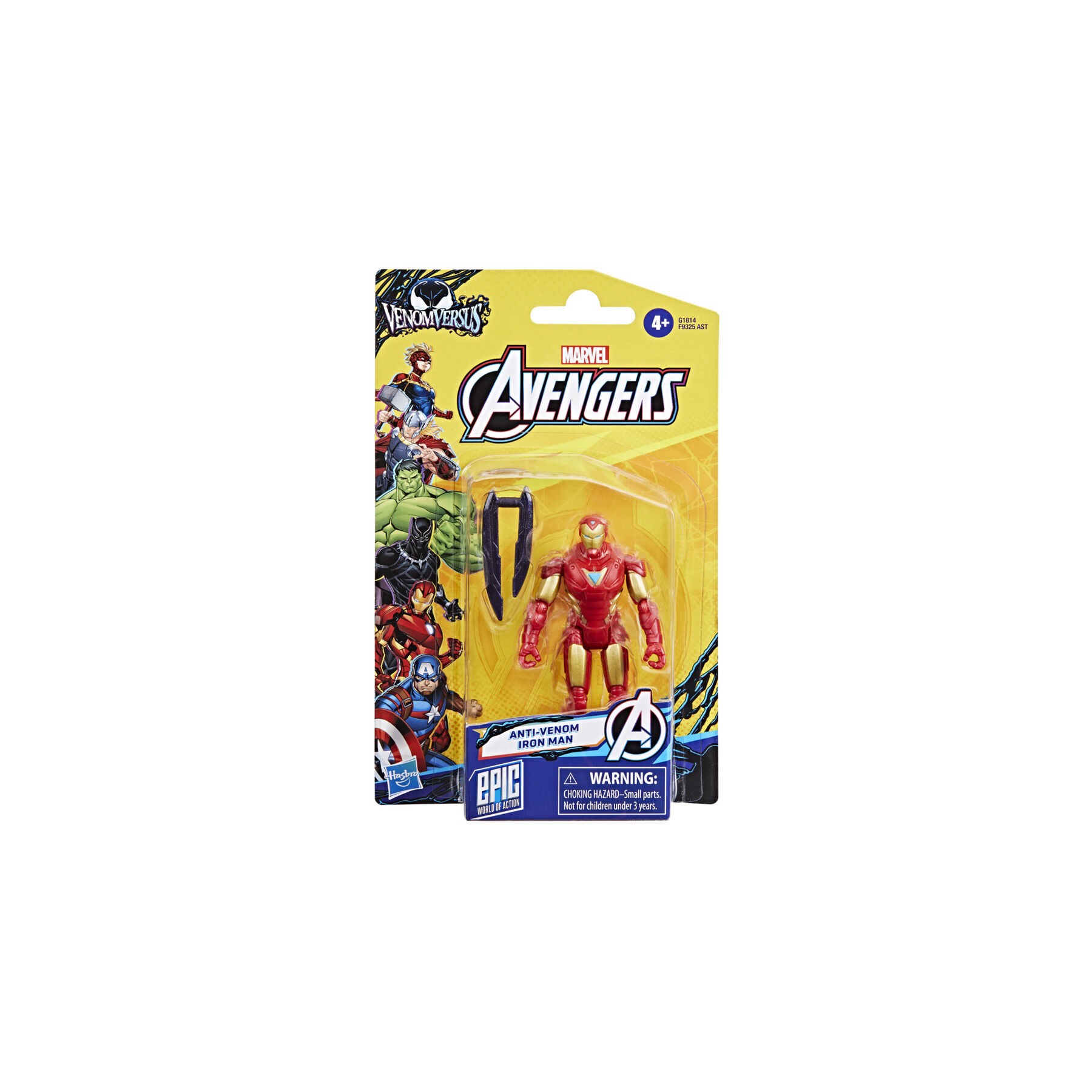 Figura Iron Man Anti- Venom Los Vengadores Avengers Marvel 10cm