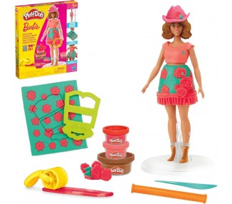 Rosas y Cerquillos Barbie Play-Doh