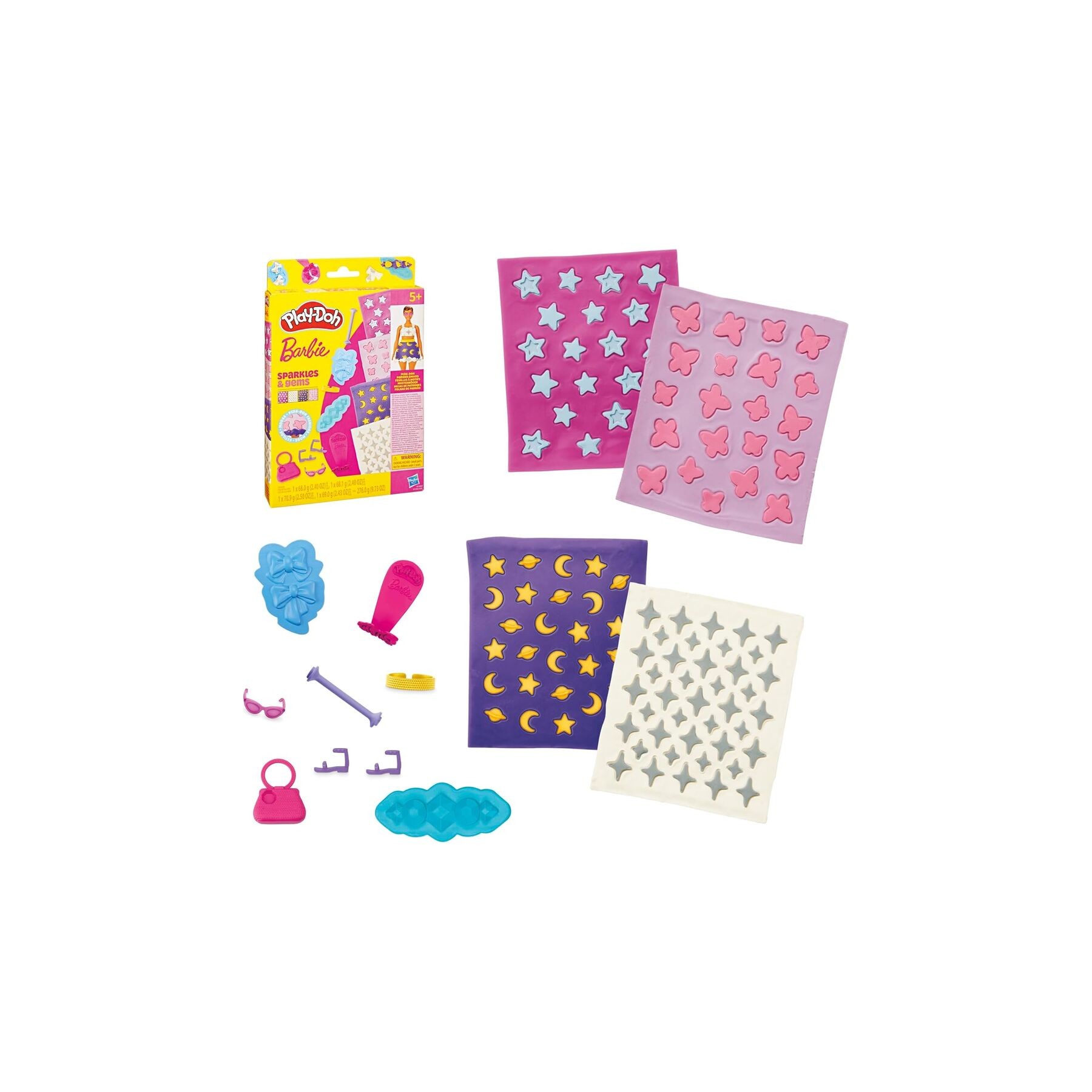 Brillos y Gemas Barbie Play-Doh
