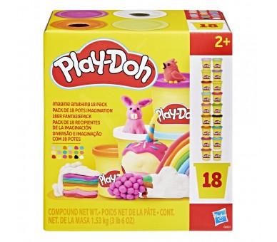 Set 18 Botes Plastilina Play-Doh