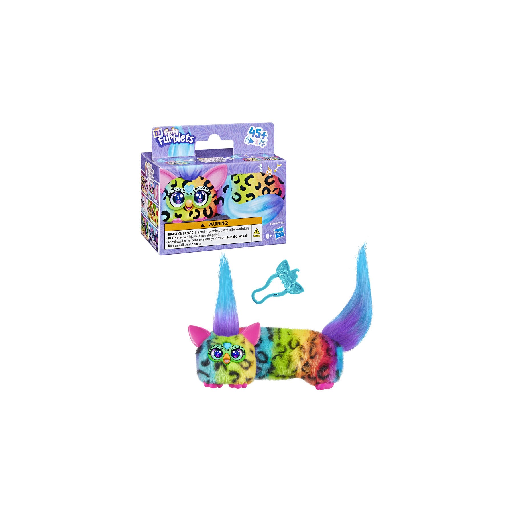 Mini Furby Rain-Bow-Kat Furblet