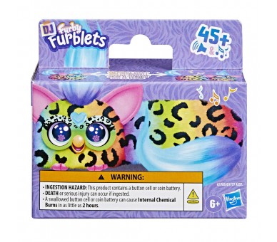 Mini Furby Rain-Bow-Kat Furblet