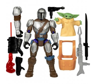 Figura The Mandalorian & Grogu Deluxe Mix Mashers Star Wars 12cm