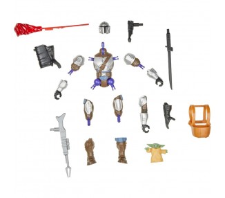 Figura The Mandalorian & Grogu Deluxe Mix Mashers Star Wars 12cm