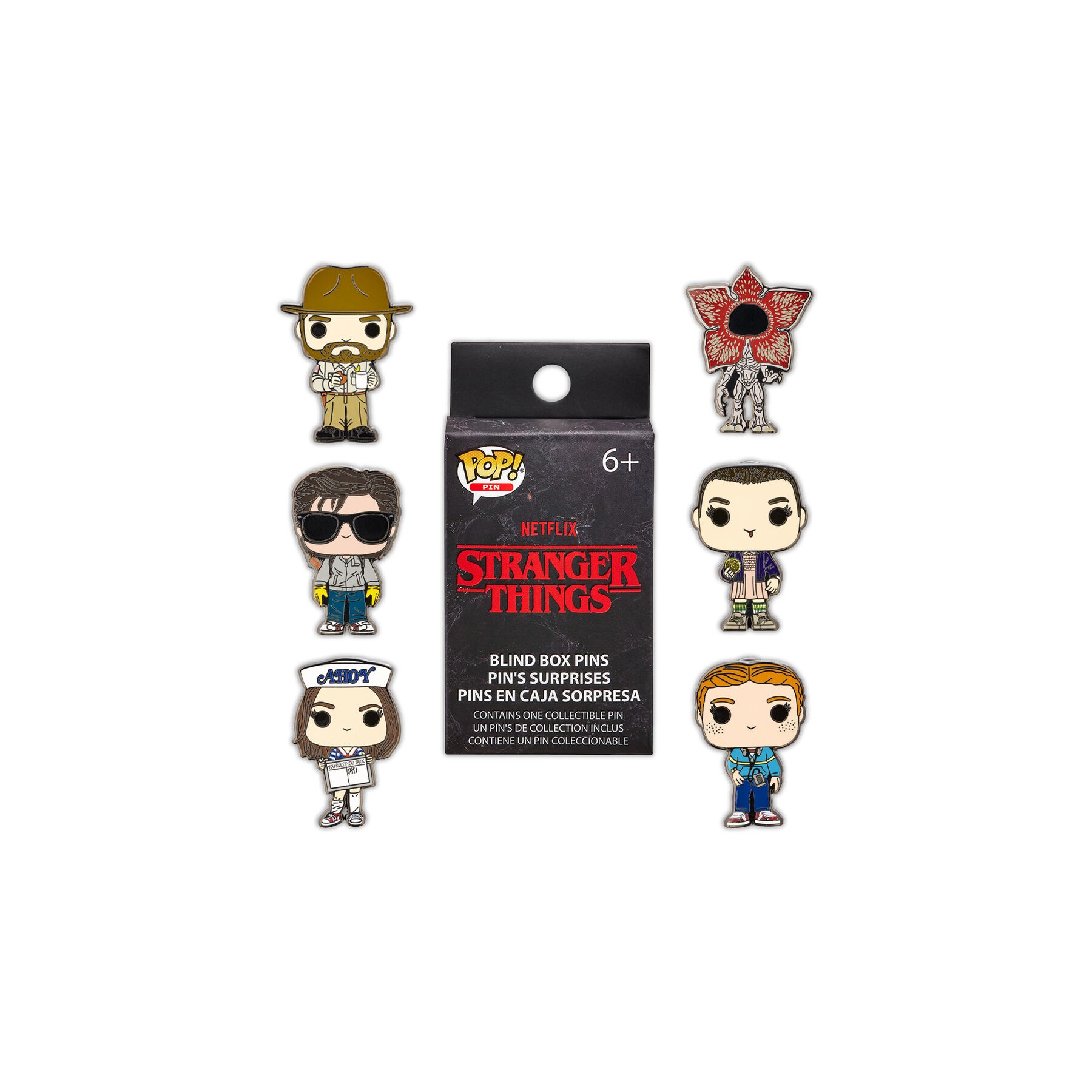 Blind Box Mystery Enamel Pin Stranger Things Loungefly surtido