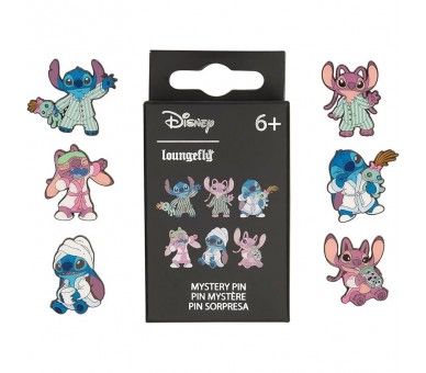 Blind Box Mystery Enamel Pin Stitch & Angel Stitch Disney Loungefly surtido