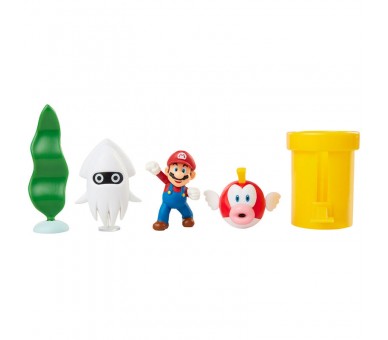 Blister diorama Mundo Submarino Super Mario Nintendo