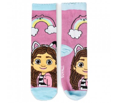 Hucha 4 pares calcetines La Casa de Muñecas de Gabby