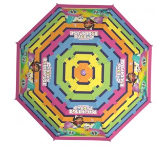 Paraguas automatico La Casa de Muñecas de Gabby 48 cm