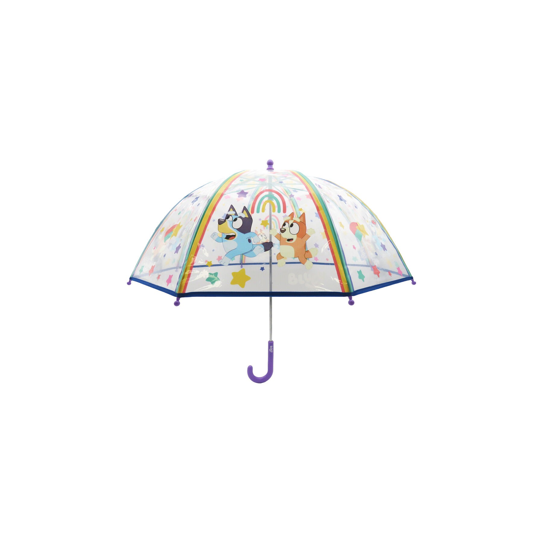 Paraguas manual burbuja transparente Bluey 48cm