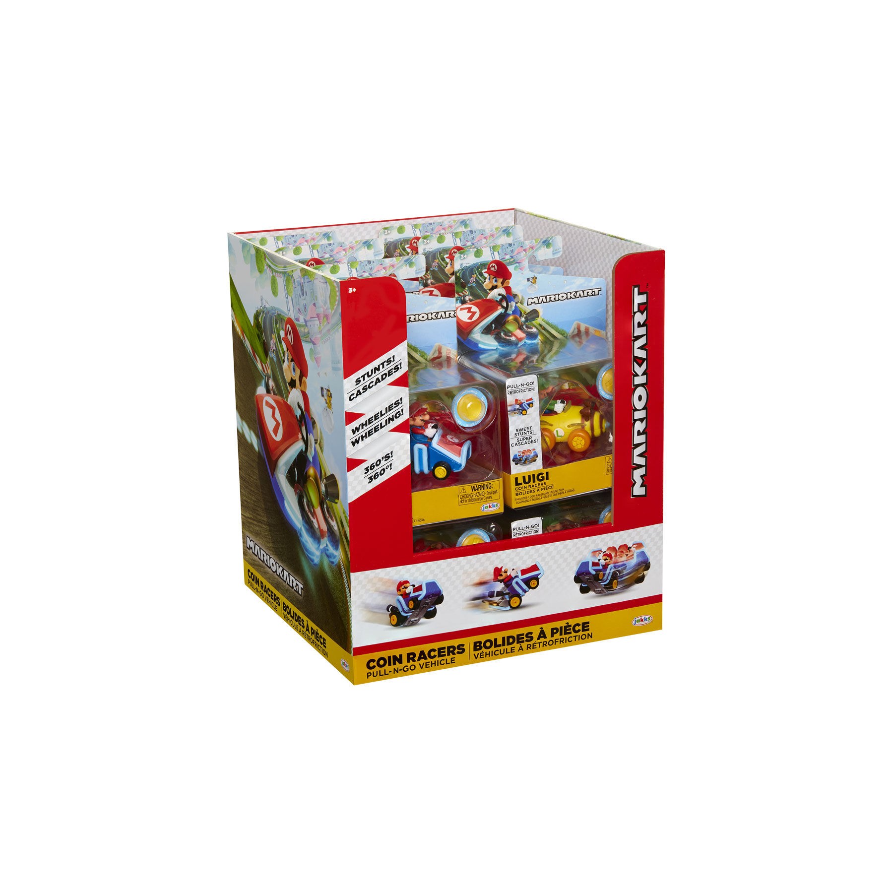 Figura Super Mario Coin Racers Mario Kart 6cm surtido