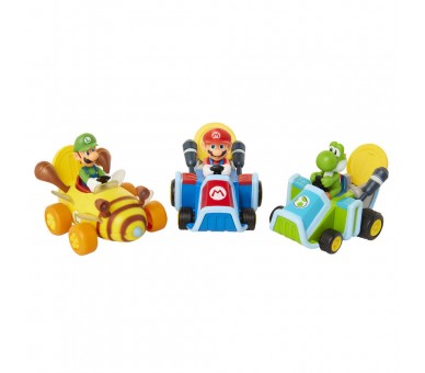 Figura Super Mario Coin Racers Mario Kart 6cm surtido