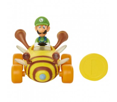 Figura Super Mario Coin Racers Mario Kart 6cm surtido