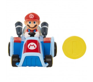 Figura Super Mario Coin Racers Mario Kart 6cm surtido