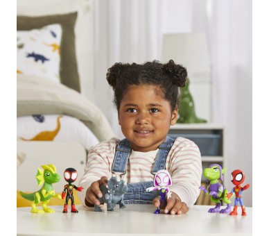 Figura Dino Webs Spidey Marvel 10cm surtido