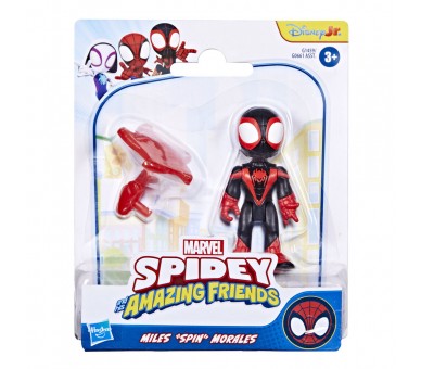 Figura Miles Spin Morales Spidey Marvel 7cm