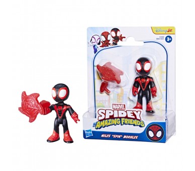 Figura Miles Spin Morales Spidey Marvel 7cm