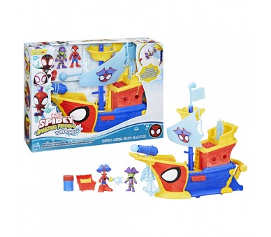 Barco Pirata Telaraña y Burbujas Spidey Marvel