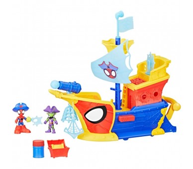 Barco Pirata Telaraña y Burbujas Spidey Marvel