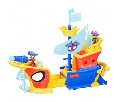 Barco Pirata Telaraña y Burbujas Spidey Marvel