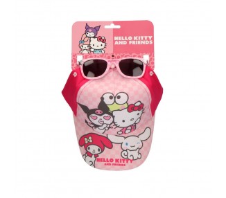 Set gorra + gafas sol Hello Kitty and Friends