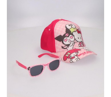 Set gorra + gafas sol Hello Kitty and Friends