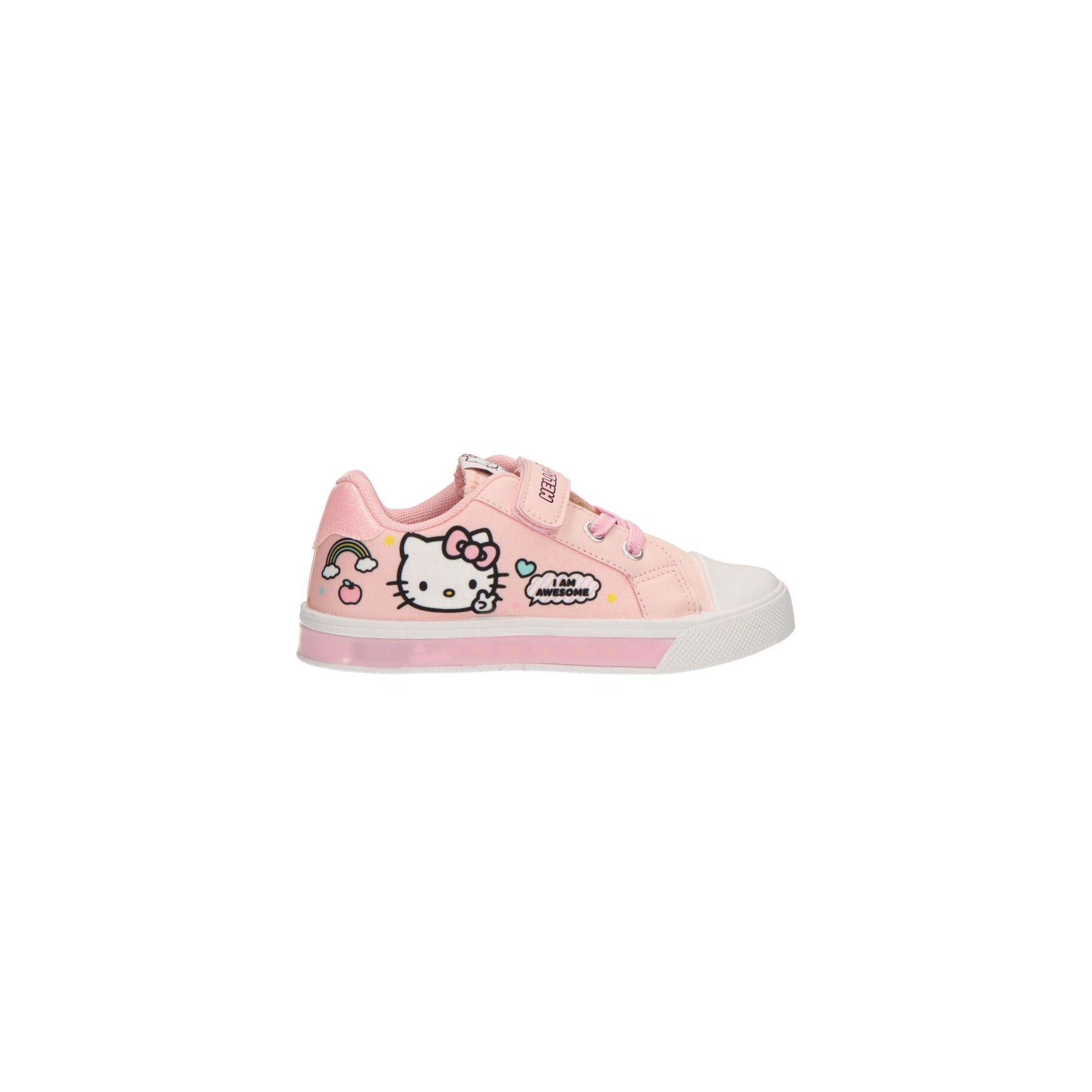 Zapatillas loneta Hello Kitty luces
