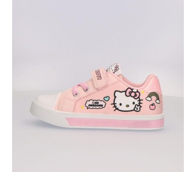 Zapatillas loneta Hello Kitty luces