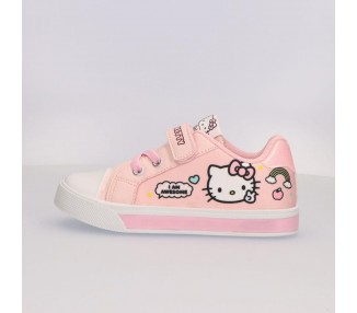 Zapatillas loneta Hello Kitty luces