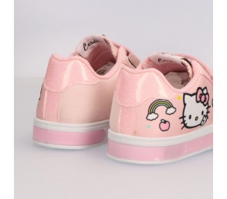 Zapatillas loneta Hello Kitty luces