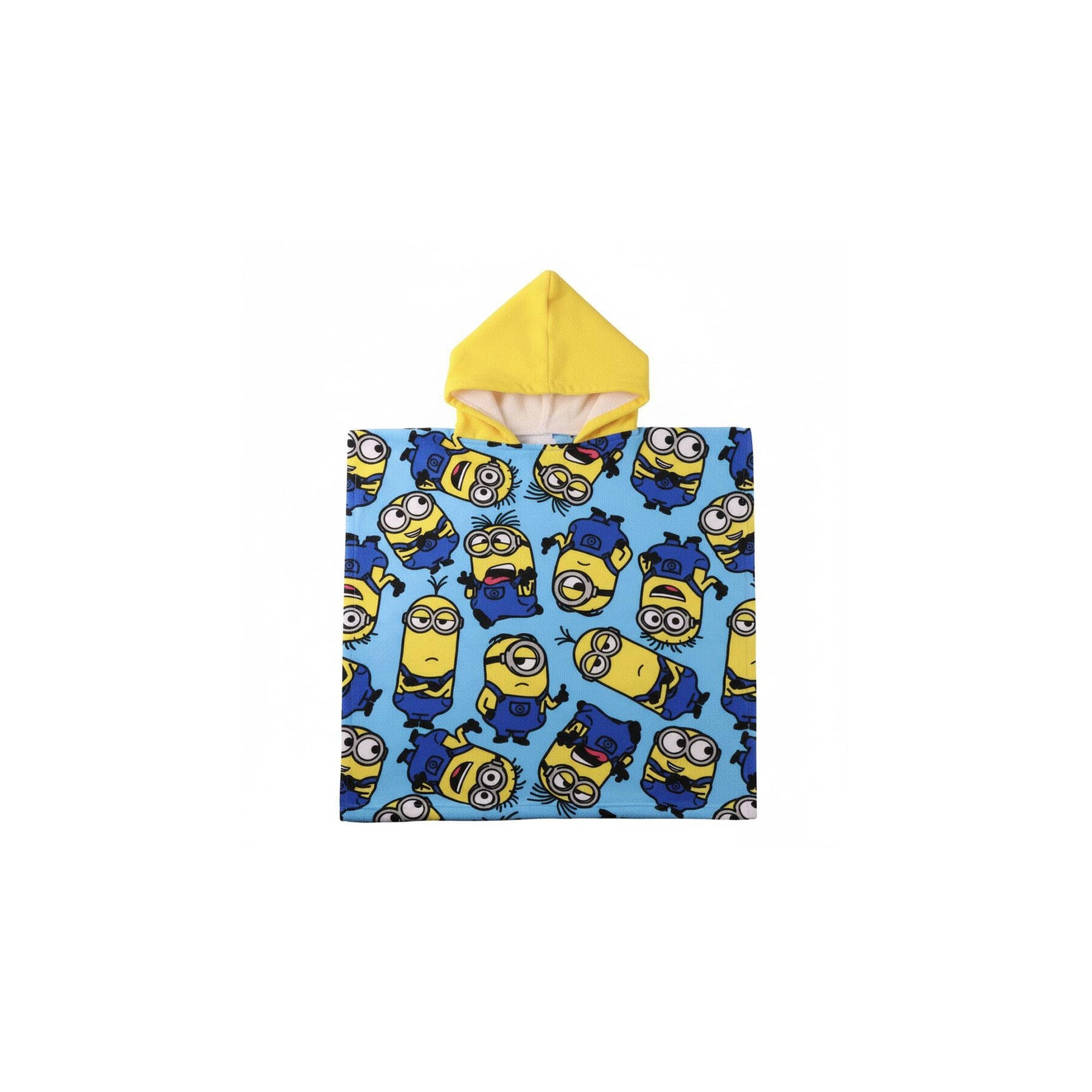 Poncho toalla Minions microfibra