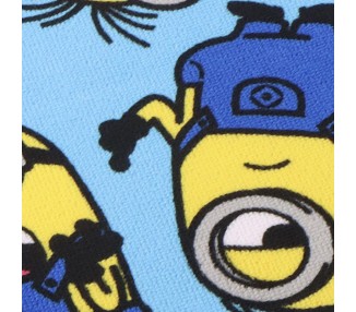 Poncho toalla Minions microfibra