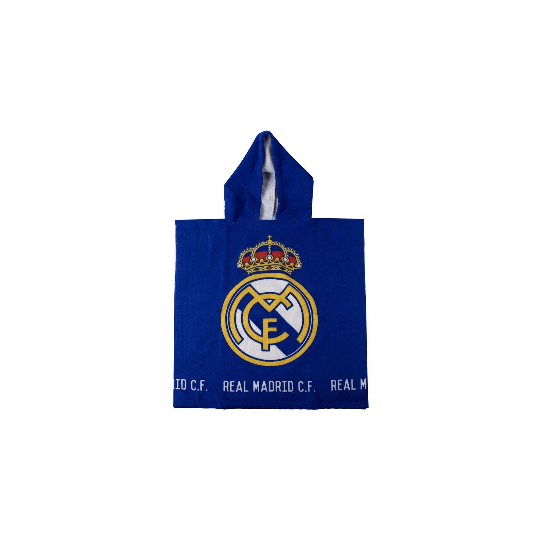 Poncho toalla Real Madrid microfibra