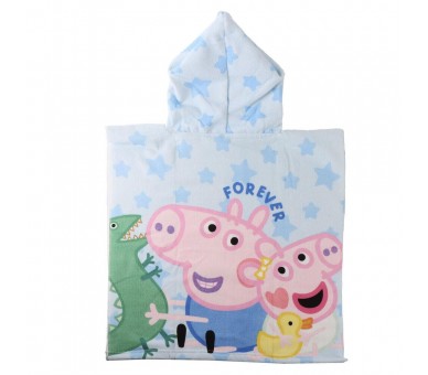Poncho toalla Peppa Pig microfibra