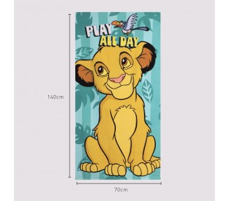 Toalla El Rey Leon Disney microfibra