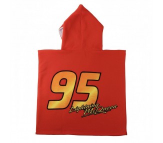 Poncho toalla Cars Disney microfibra